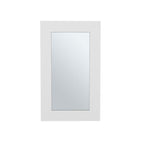 15" White Wood Floating Bathroom Vanity And Medicine Cabinet With Mirror