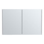32" White Wood Wall Mounted Double Door Medicine Cabinet