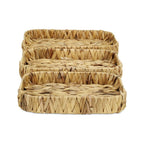Set of Three Natural Water Hyacinth Basket
