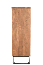 36" Natural Live Edge Solid Wood Six Drawer Dresser