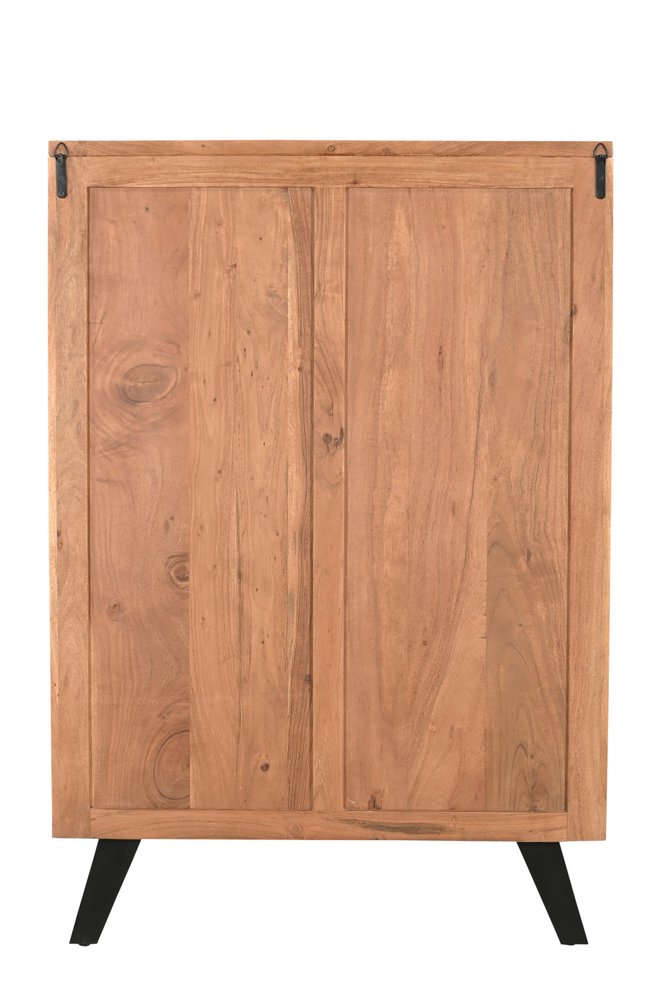 36" Natural Live Edge Solid Wood Six Drawer Dresser
