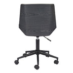 White Adjustable Height Rolling Office Chair