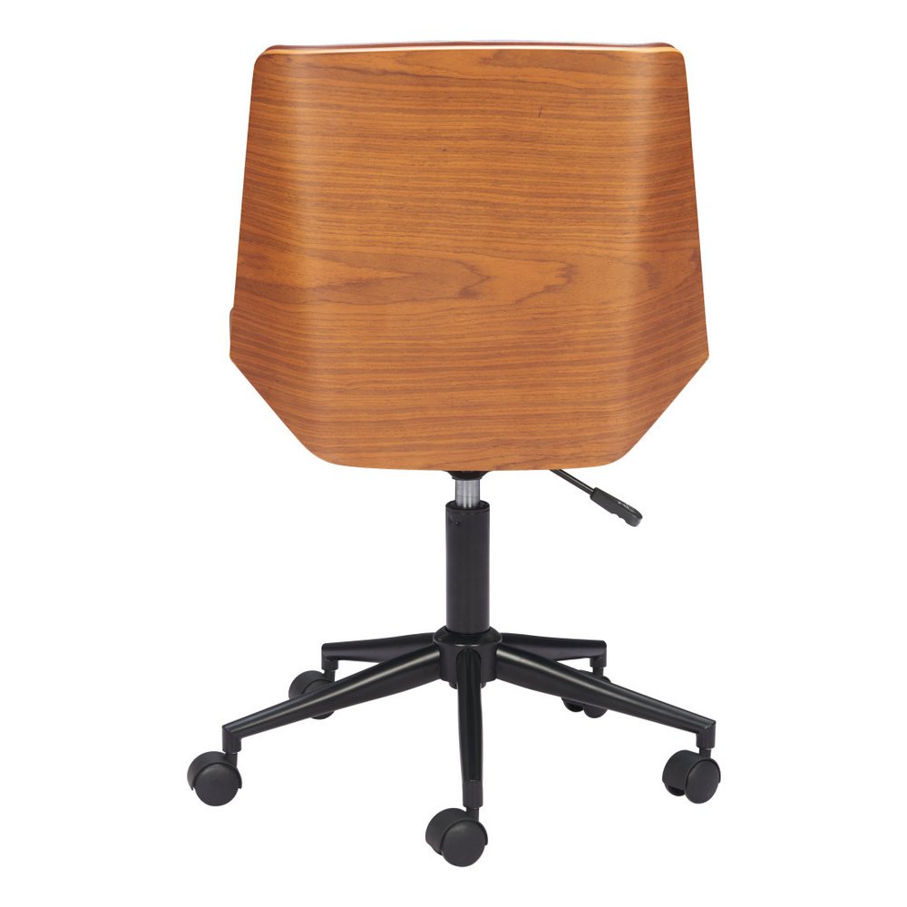White Adjustable Height Rolling Office Chair