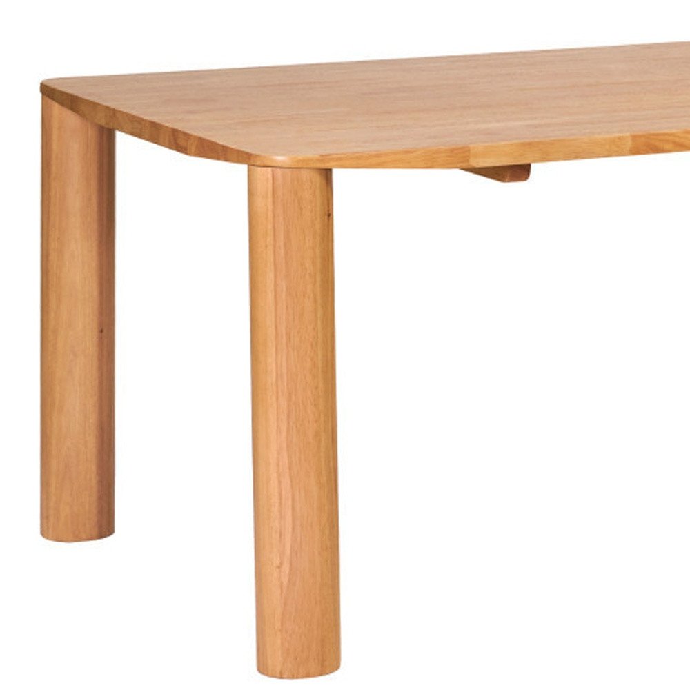 79" Espresso Solid Wood Dining Table
