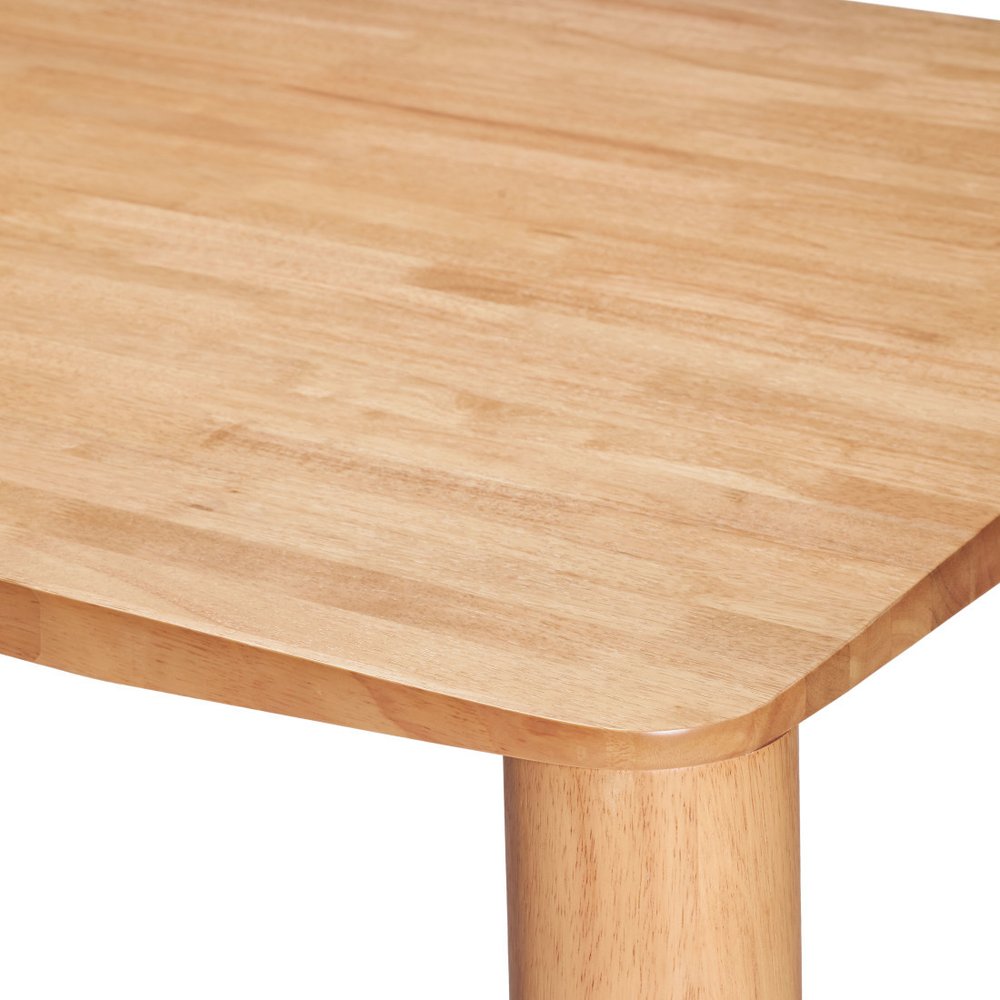 79" Espresso Solid Wood Dining Table