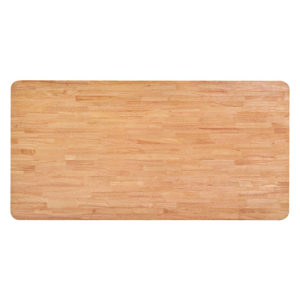 79" Espresso Solid Wood Dining Table