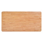 79" Espresso Solid Wood Dining Table