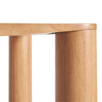 79" Espresso Solid Wood Dining Table