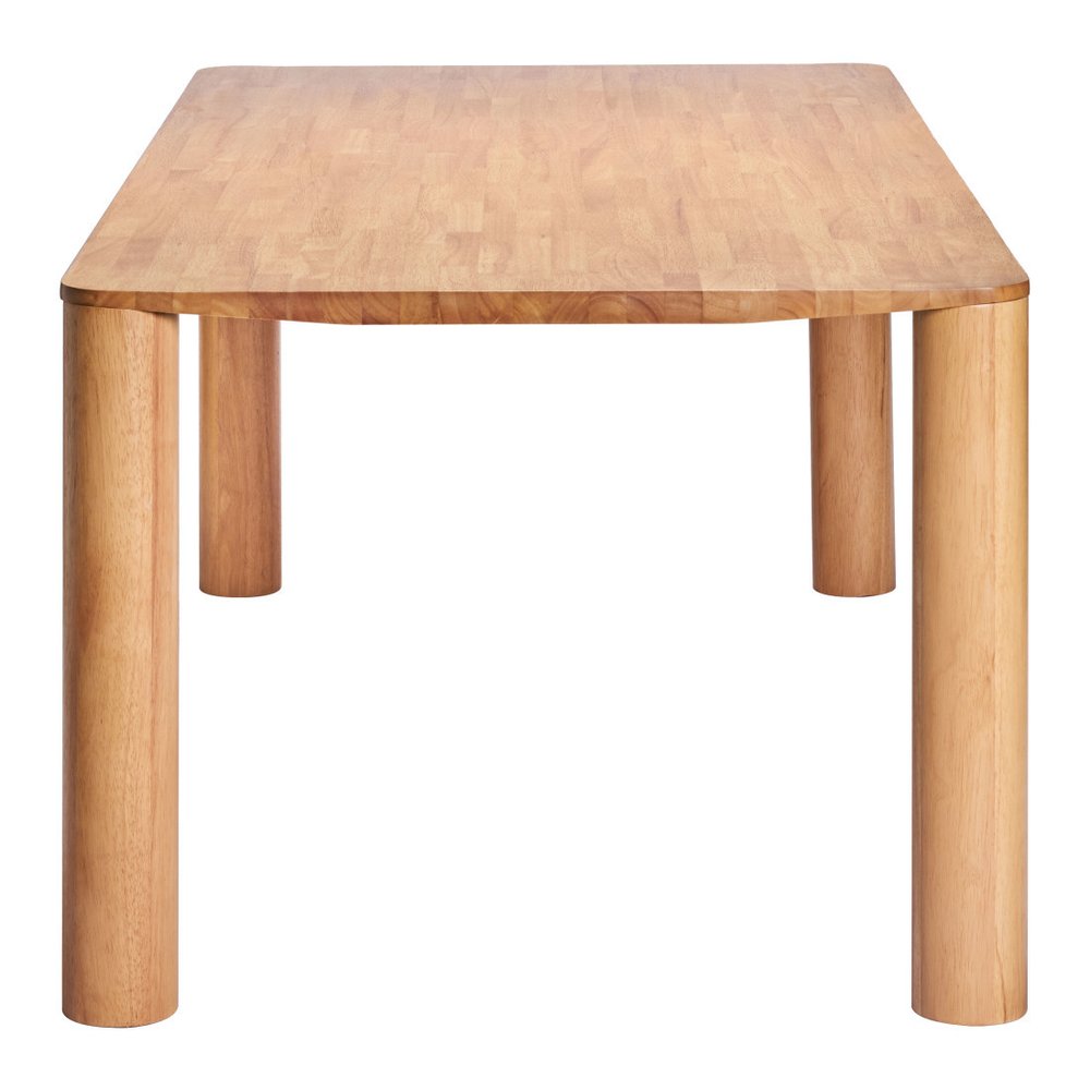 79" Espresso Solid Wood Dining Table