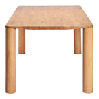 79" Espresso Solid Wood Dining Table