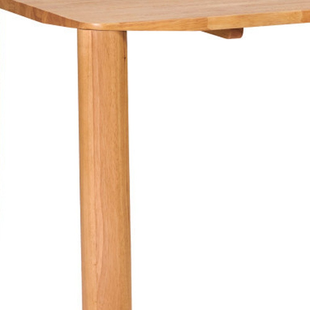 79" Espresso Solid Wood Dining Table