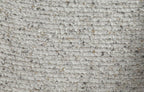 Beige and Gold Upholstered Boucle Wing Back Dining Side Chair