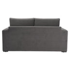 63" Gray Velvet Sleeper Sofa