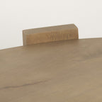 48" Natural Solid Wood Oval Coffee Table