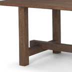 84" Taupe Dining Table