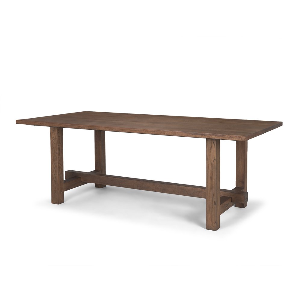84" Taupe Dining Table
