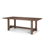 84" Taupe Dining Table
