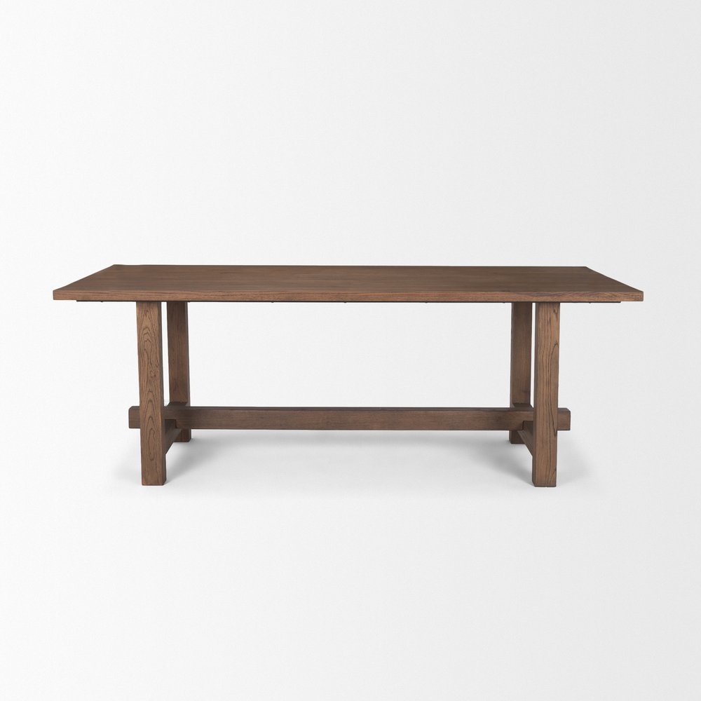 84" Taupe Dining Table