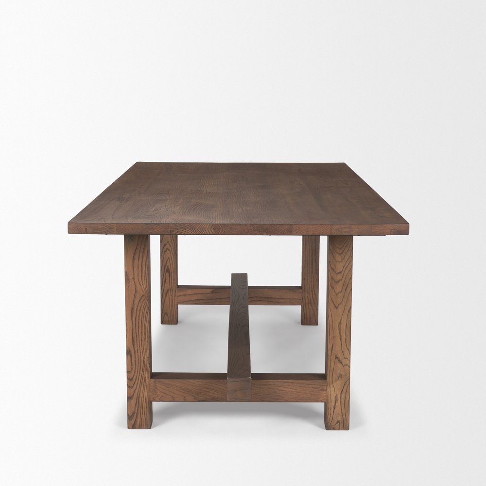 84" Taupe Dining Table