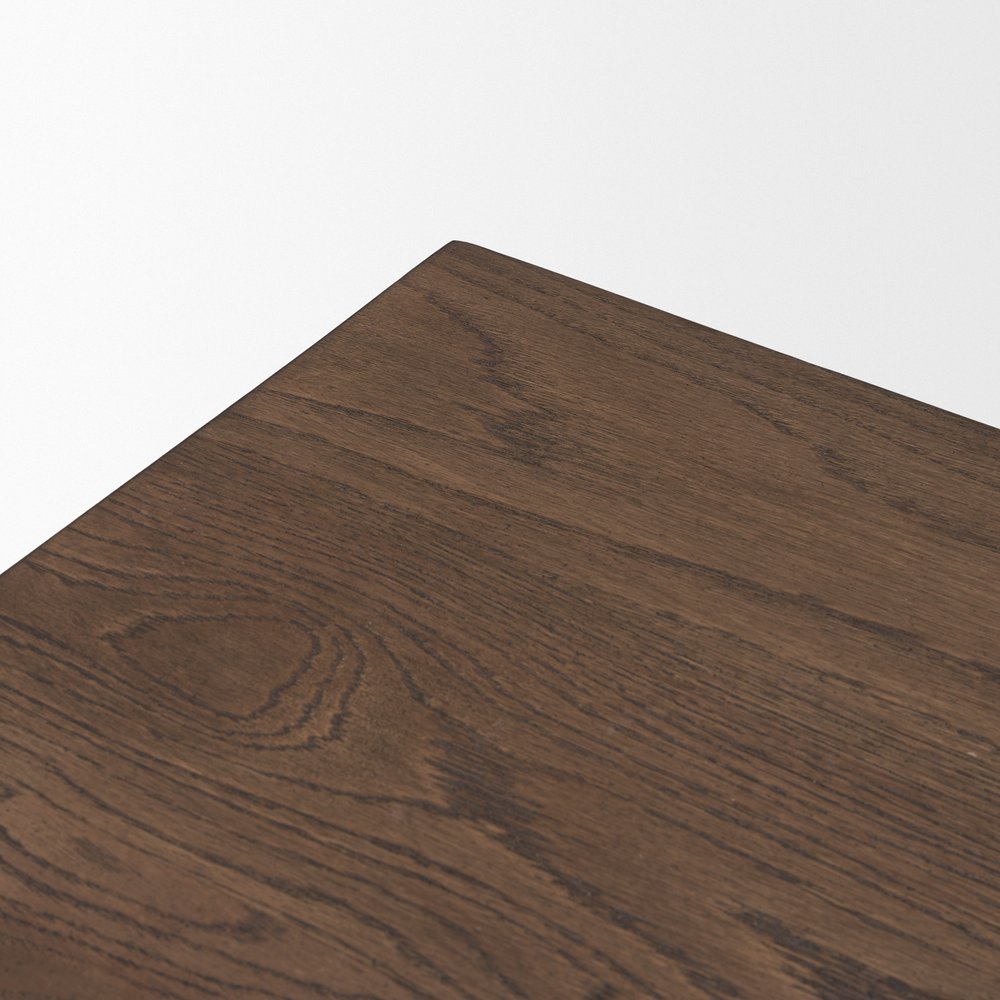 84" Taupe Dining Table