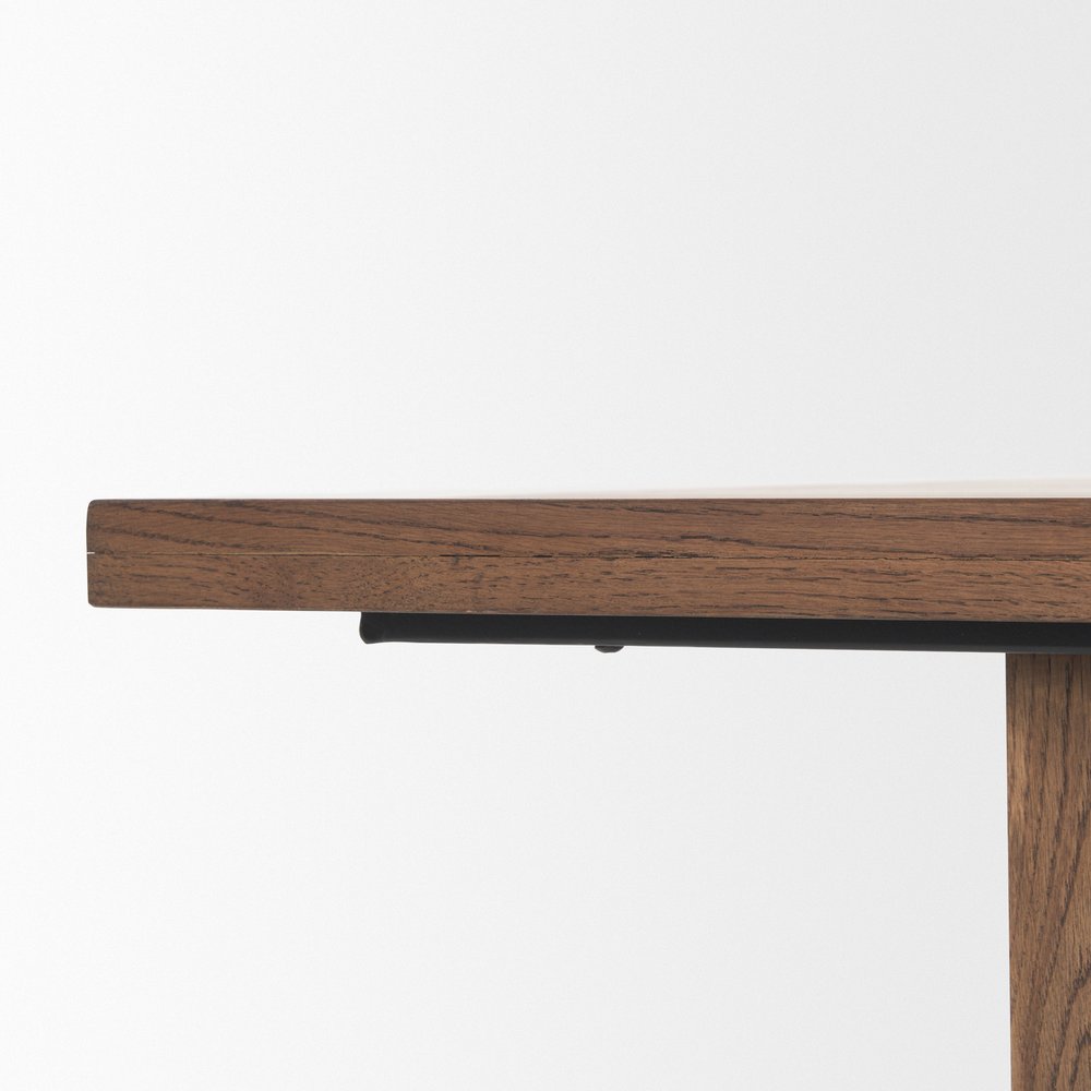 84" Taupe Dining Table