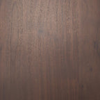 48" Brown Solid Wood Round Top Dining Table