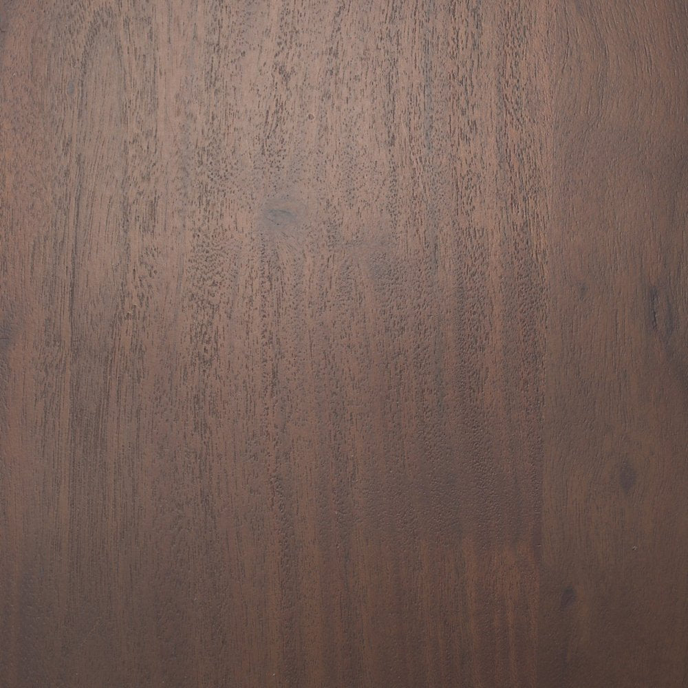 48" Brown Solid Wood Round Top Dining Table