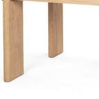91" Brown Solid Wood Oval Dining Table