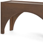 55" Brown Wood Console Table