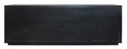 95" Dark Brown Distressed Solid Wood Sideboard with Six Doors
