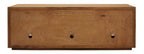 95" Natural Distressed Solid Wood Sideboard with Six Doors