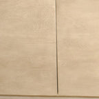 80" Natural Distressed Solid Wood Sideboard With Four Doors