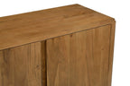48" Tan Distressed Solid Wood Sideboard Soft Close with Two Doors