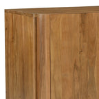 48" Tan Distressed Solid Wood Sideboard Soft Close with Two Doors