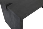 56" Graphite Reclaimed Wood Sled Writing Desk