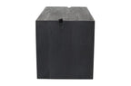 56" Graphite Reclaimed Wood Sled Writing Desk