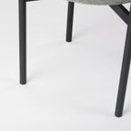 Set of Two Black And Green Metal 20 Ounce Round Elevated Planters