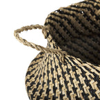 Set of Three Brown Nesting Water Hyacinth Basket