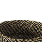 Set of Three Brown Nesting Water Hyacinth Basket