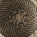 Set of Three Brown Nesting Water Hyacinth Basket