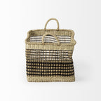 Set of Two Brown Nesting Water Hyacinth Basket