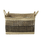 Set of Two Brown Nesting Water Hyacinth Basket