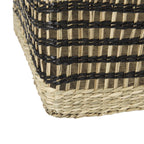 Set of Two Brown Nesting Water Hyacinth Basket