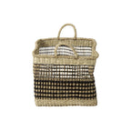 Set of Two Brown Nesting Water Hyacinth Basket
