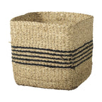 Set of Three Gray Nesting Water Hyacinth Basket