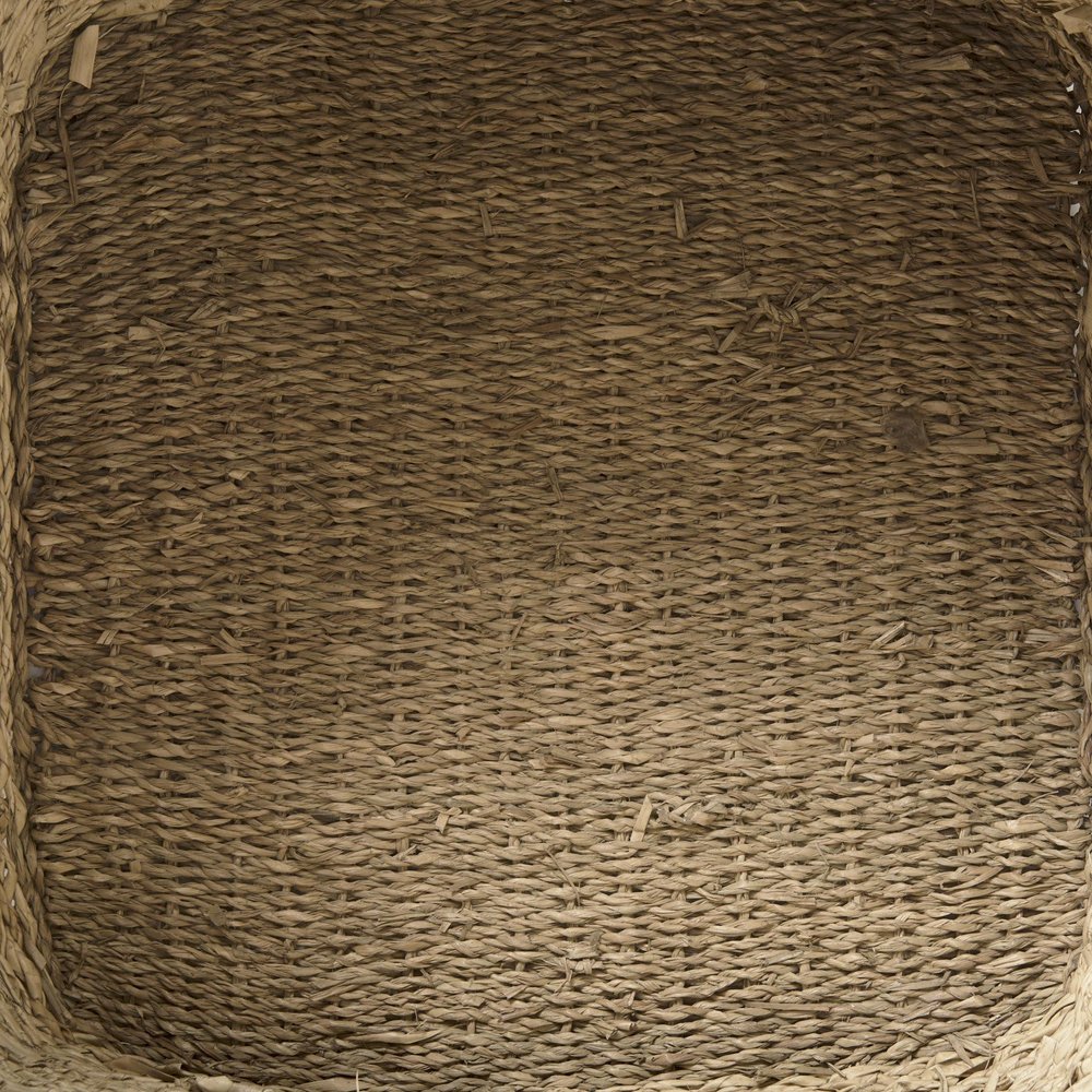 Set of Three Gray Nesting Water Hyacinth Basket