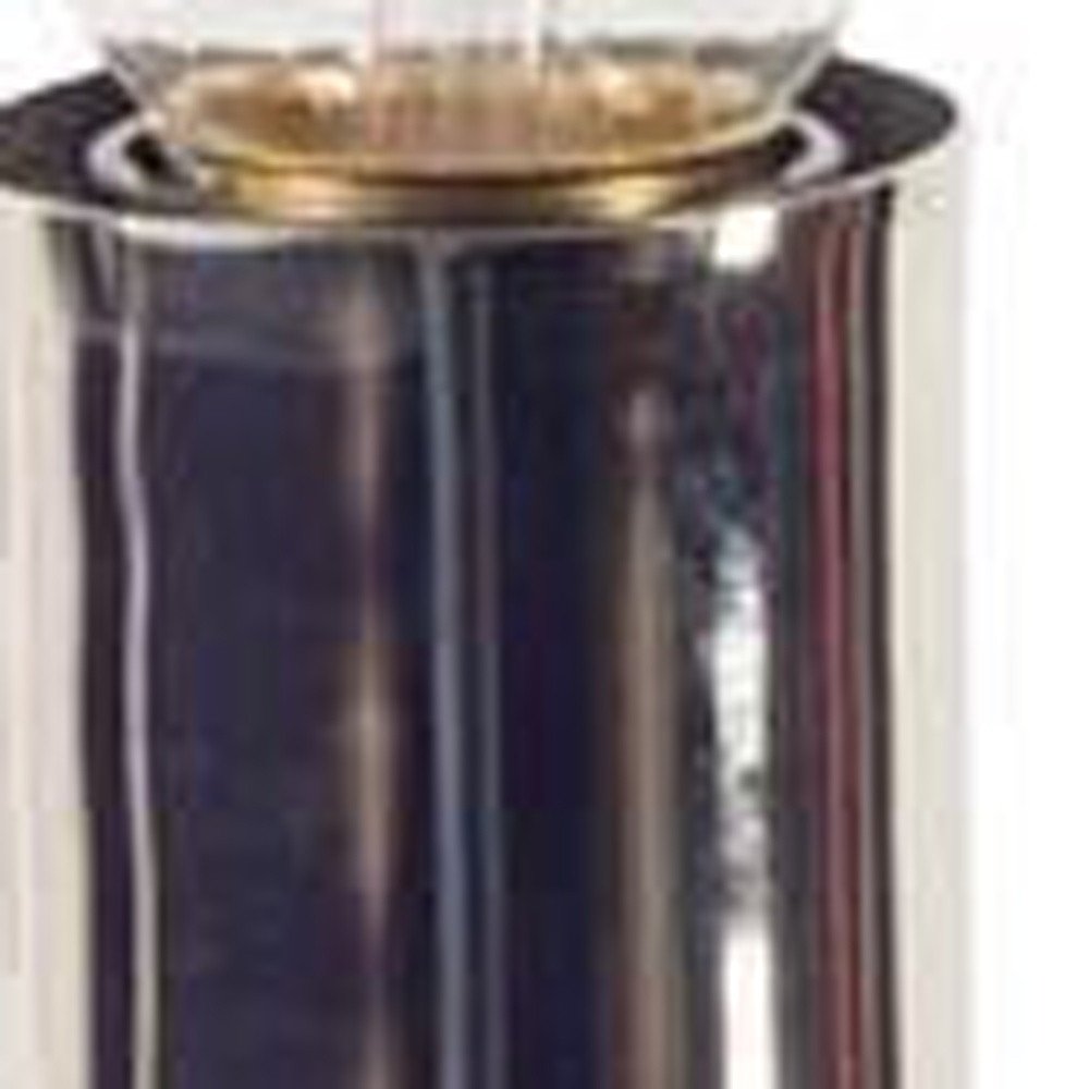 18" Silver Candlestick Lamp Base