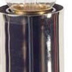 18" Silver Candlestick Lamp Base