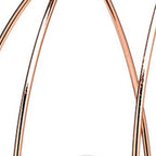 19" Rose Gold And Black Lantern Lantern With Shade
