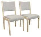 Seven Piece Dark Brown Round Solid Wood Dining Set with Six Chairs
